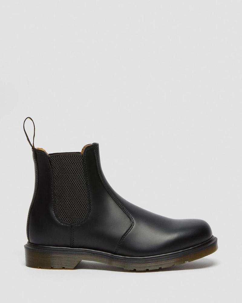 Dr Martens 2976 Smooth Læder Ankelstøvler Dame Sort | DK 35RVD